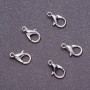 Pack price / 10 pcs. Carabiner clasp, 7×12 mm, dark metal color