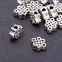 Frivolite Bead-Insertion Finding, diameter 9×12×5 mm, hole 3 mm, packaging 20 g ± 15 pcs