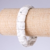 Kaholong bracelet with 15x11 mm links on elastic