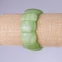 Onyx Bracelet with 25x17 mm Link on Elastic