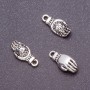 Pendant Palm Buddha 18×8 mm finish 20 g +/- 12 pcs