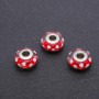 Pandora plastic bead, 15×8 mm, hole diameter 4.5 mm, pack of 3