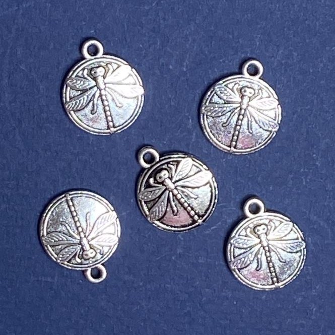 Dragonfly Pendant Finding 15x18mm, Packaging 20g +/- 8 pcs