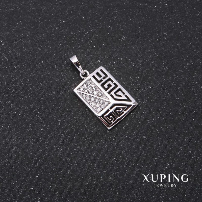 Xuping Pendant 'Versace' 23×19×12 mm Rhodium