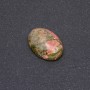 Heliotrope cabochon 25x18mm natural stone