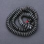 Hematite Beads, Flat Rondelle, 10×3.5 mm, 40 cm strand