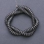 Hematite Beads, Smooth Rondelle, 8×3 mm, 40 cm Strand