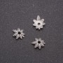 End cap hardware, 9×8 mm diameter, inner diameter 1 mm, 6 mm finish. 20 g +/- 120 pcs