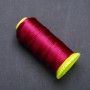 Burgundy nylon craft thread, 0.6 mm diameter, 500 m spool