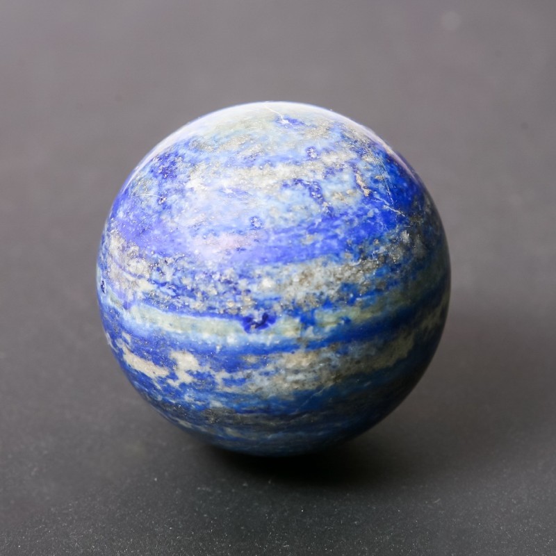 Lazurite decorative sphere, diameter 50–75 mm (±), price per 100 g, weight from 250 g