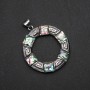 Haliotis Pendant in a Bezel Setting 47mm