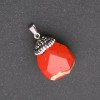 Pendant \"Acorn\" made of red jasper 32x20(±)mm