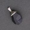 Pendant 'Acorn' made of Aventurine Blue Sand Cairo Night (synthetic) 32×20 mm