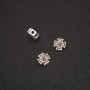 Bead insert 'Cross', size 8×8×3 mm, packaging 20 g ± 21 pcs