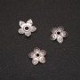 End cap fittings, diameter 10mm, inner diameter 1-2 mm, 2 mm bevel, 20 g +/- 65 pcs