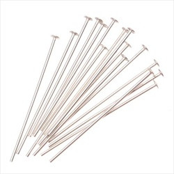 Pin Findings with Nail-Head Cap, 50 mm Length, Light Metal, 1 kg