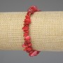 Dyed mother-of-pearl bracelet on elastic, 7(±)mm chips, 18 cm long