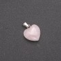 Heart Pendant in Rose Quartz