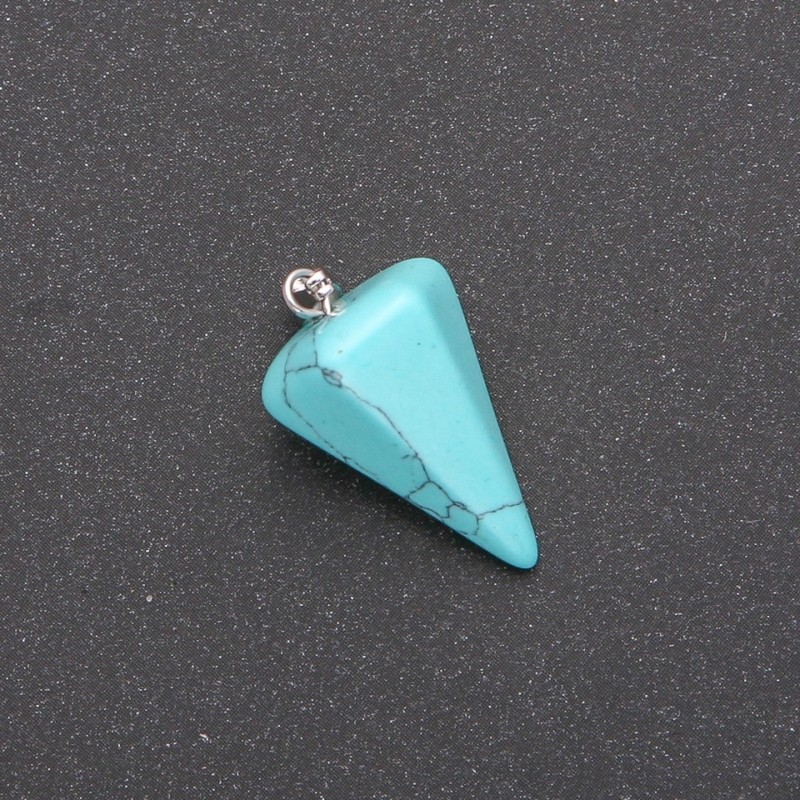 Pendant "Pendulum" Green Turquoise (single piece) 14×22×30± mm