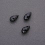 Faceted Agate Teardrop Bead Pendant 10x18 mm