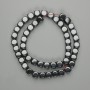 Hematite cube beads, 8x8 mm, length 40 cm