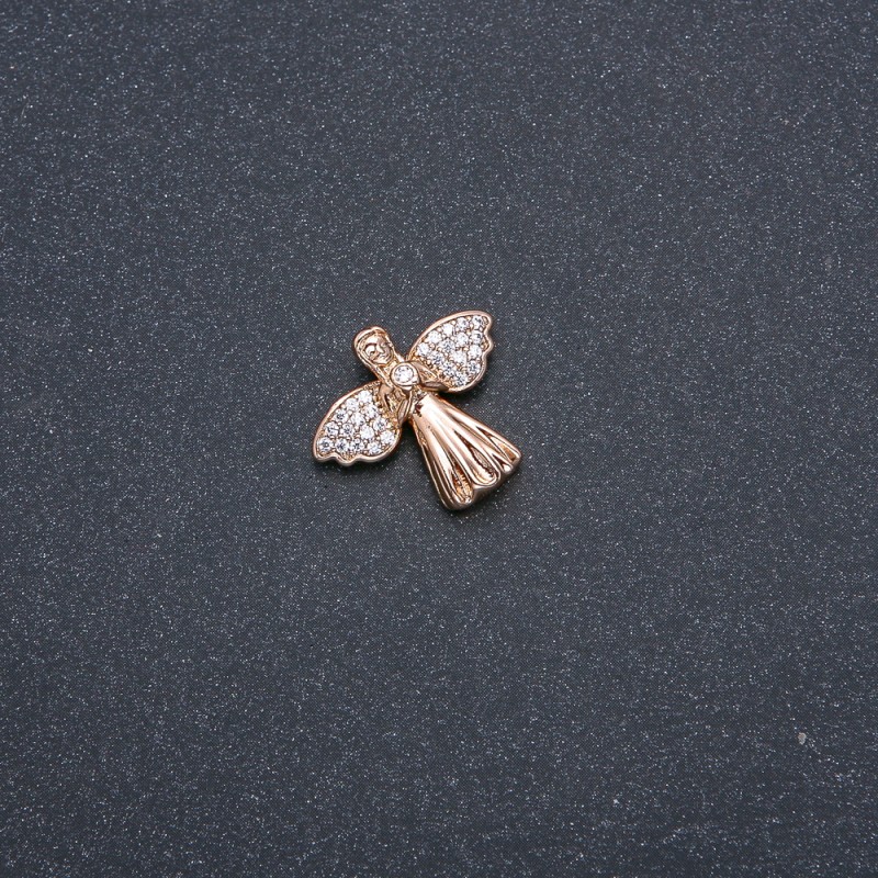 Pendant Xuping 18K Gold Plating with White Crystals 20x18mm +