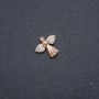 Pendant Xuping 18K Gold Plating with White Crystals 20x18mm +
