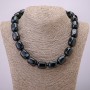 Beads of natural stone eye agate bar 20×15 mm, length 45 cm +