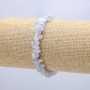 Bracelet with natural agate stone, chip-6mm, circumference 18 cm