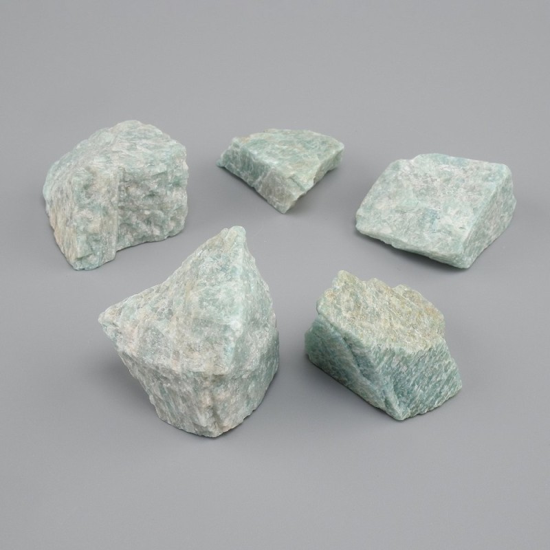 Natural untreated Amazonite tumble stone (per 100 g ±)
