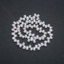 Freshwater Pearl Strand, 6x4 mm oval, 36 cm length +/- with gasoline iridescence