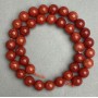 Red Jasper Beads (single) smooth ball, diameter 10mm, thread 38cm +