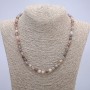 Botswana natural stone beads — smooth round beads, 6mm diameter, 45cm length +