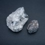 Unpolished hair quartz stone (price per 100 g) weight from ±45 g, assorted sizes ±5×3 cm
