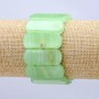 Elastic bracelet Onyx (pressed) smooth link 33×13 mm+
