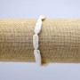 Bracelet with Baroque Pearls on Elastic Cord, diameter 7–18 mm (+-), length 18 cm