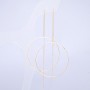 Xuping Earrings 18K Gold Plating, 45 mm diameter, 19 cm length +
