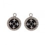 Pendant Findings, length 24mm, d1-19, 5mm, d2mm price per piece