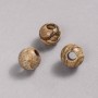 Pandora Bead with Landscape Jasper, Natural Stone, 14x12 mm, hole diameter 5.5 mm