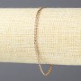 Xuping 18K Gold-Plated Bracelet, 3mm Thick, 18cm Length