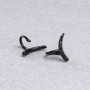 Kaf Xuping Black Rhodium with Black Crystals