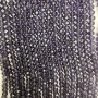 Czech Crystal Beads on Thread, Violet Transparent Faceted Rondelle, Diameter 6x5 mm, Length 40 cm