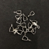 Ribbed Pendant Bail 12×3.5 mm, packaging 17 pcs ± 5 g