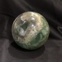 Fluorite natural stone sphere souvenir, weight from 1300 g (per 100 g)