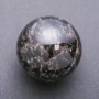 Nuummite natural stone sphere, diameter 55-70 mm ± price per 100 g (weight from 320 g)
