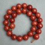 Artificial Jasper Beads on Thread, 14 mm diameter, 37 cm length