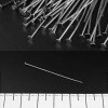 Pin with nail-head cap, dark metal, 26 mm long, 0.25 kg