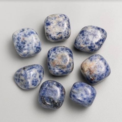Souvenir natural sodalite stone, faceted, 21x17 mm (+/-) 100 g pack