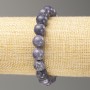 Elastic bracelet Amethyst imitation (acrylic) smooth beads, 10 mm diameter, length 18 cm ±