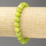 Onyx Bracelet (Artificial Acrylic), 8mm Diameter, 18cm Length, Smooth Beads on Elastic